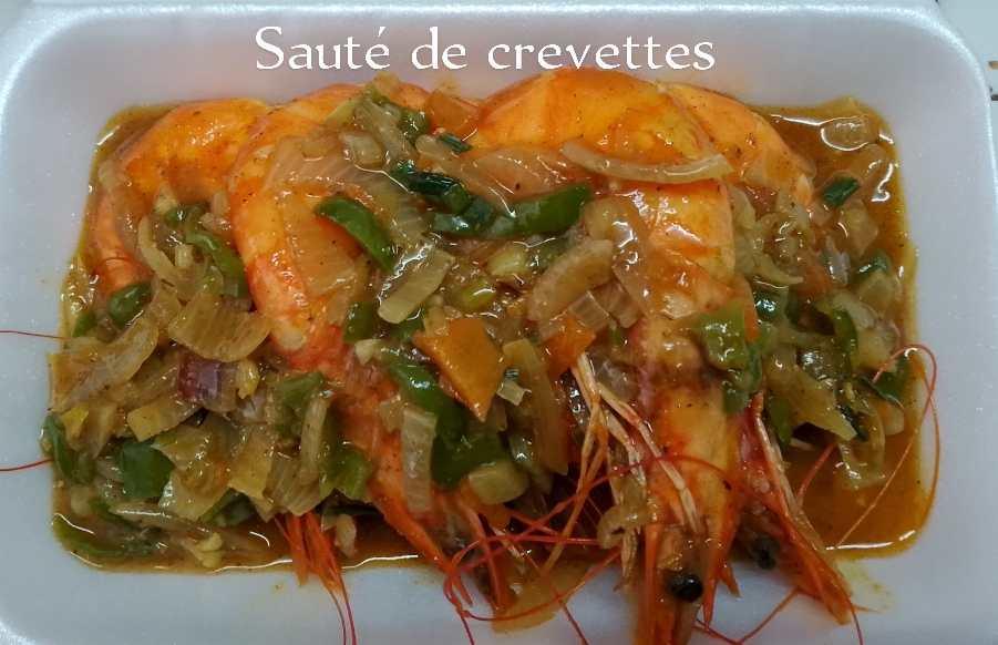 Sauté de crevettes