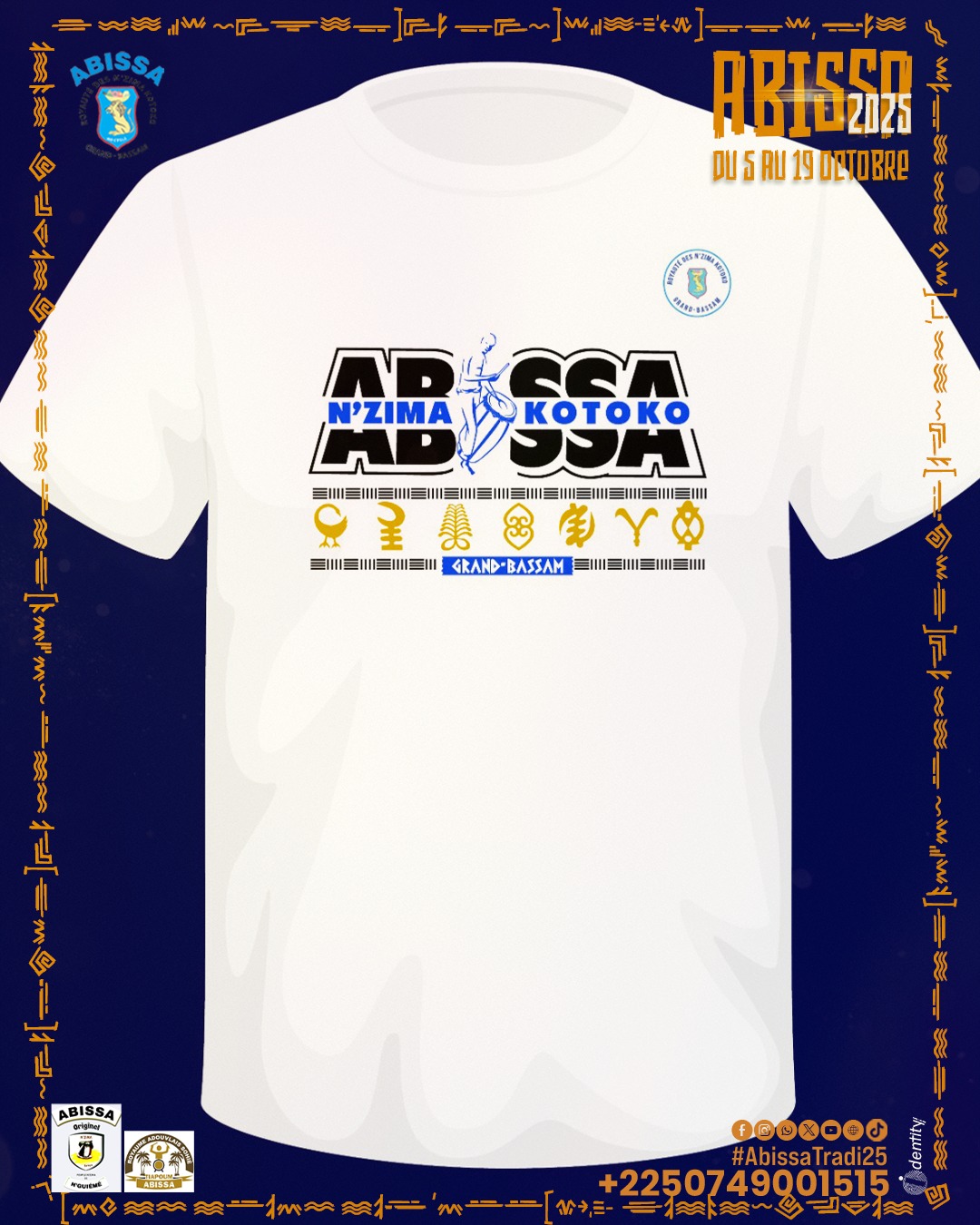 T-shirt Abissa 2025 Blanc